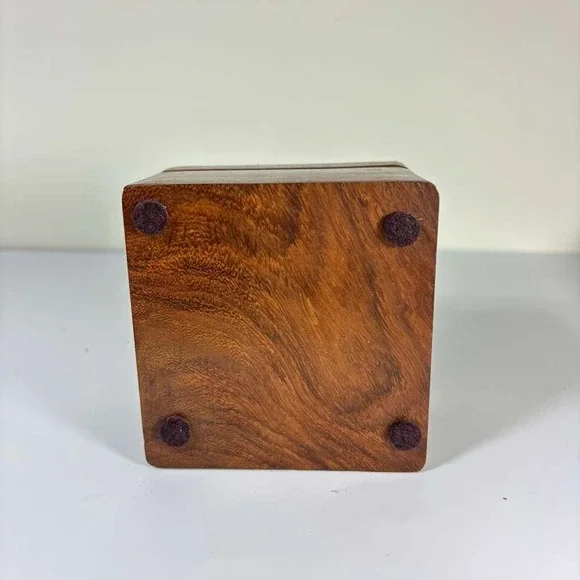 Vintage Boxed Gimbaled Brass Compass Engraved With Psalm 32:8 Guidestone - Picture 6 of 6